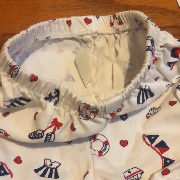 Toddler baby or kid bloomers shorts nautical sailor - Picture 6 of 8